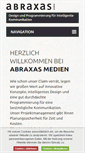 Mobile Screenshot of abraxas-medien.de