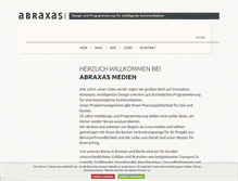 Tablet Screenshot of abraxas-medien.de